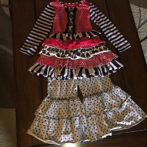 Mustard Pie 2T Toddler Girls Outfit